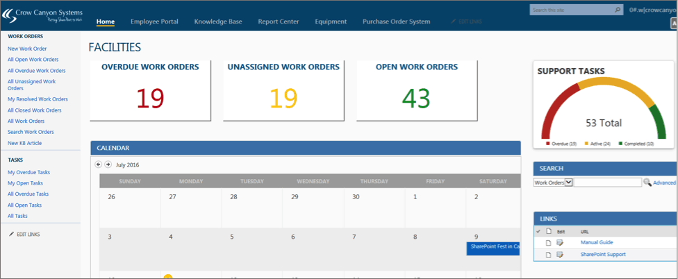 equipment tracking sharepoint screen4 crow canyon equipment tracking