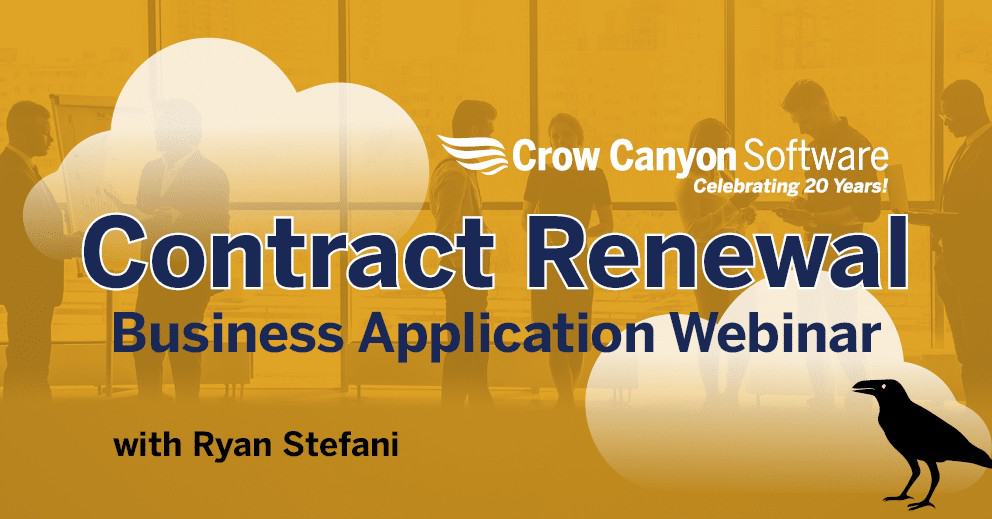 Contract Renewal webinar