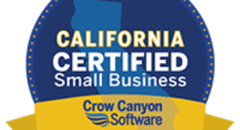 Crow Canyon Software Now a California Certified Small Business