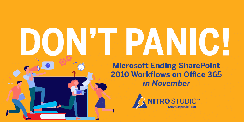 Sharepoint 2010 Workflow Retirement – Introducing NITRO Studio