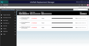 InfoPath Replacement Manager