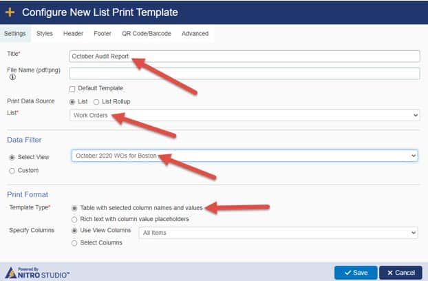 Print SharePoint Form