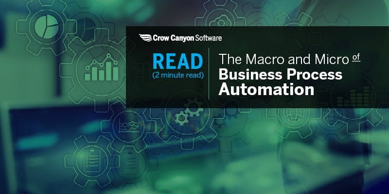 The Macro and Micro of Business Process Automation
