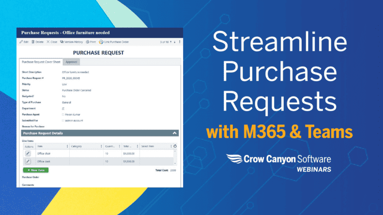 Streamline Purchase Requests with M365 & Teams