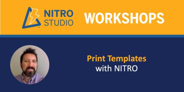 Print Templates with NITRO Studio