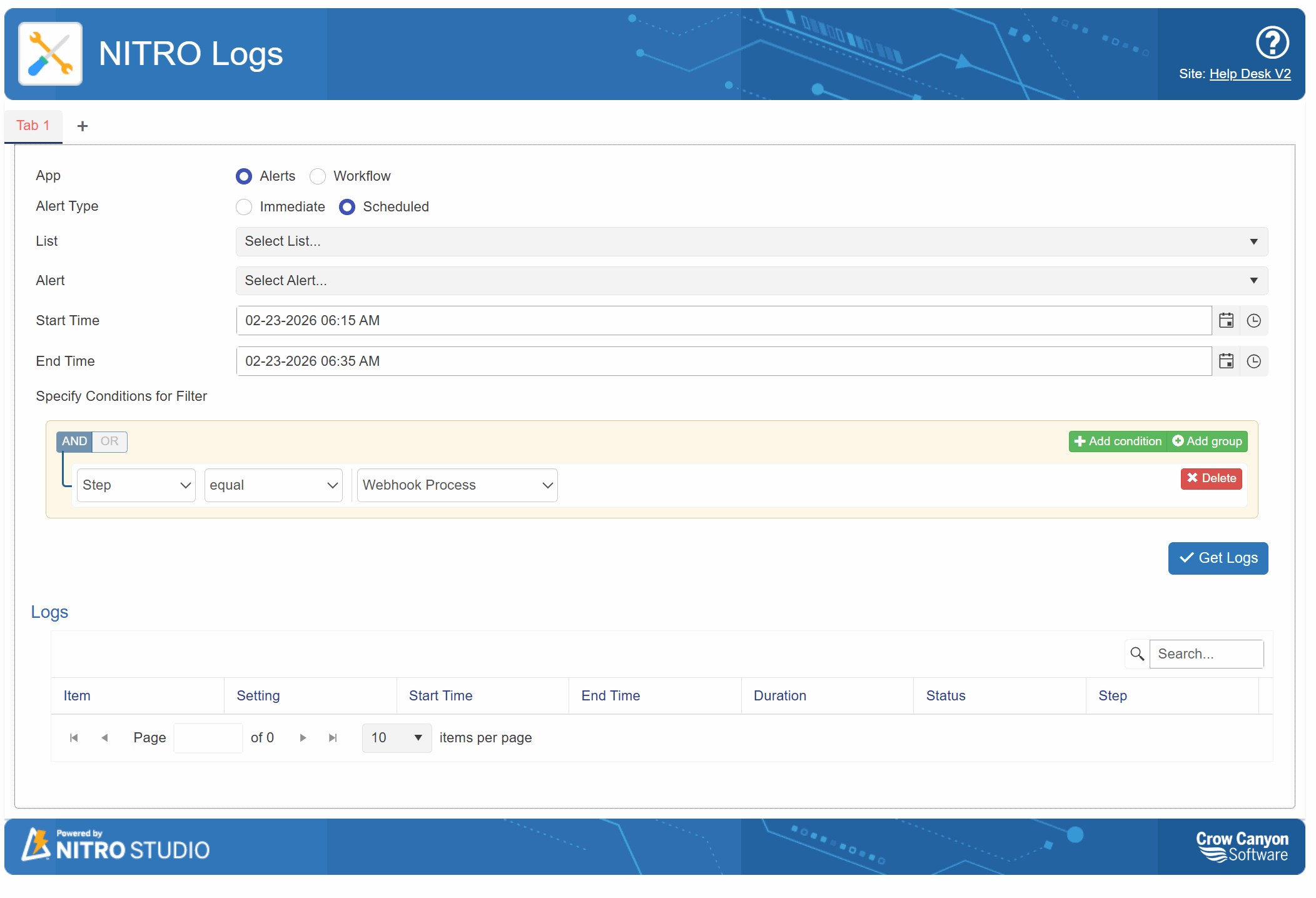 Scheduled Alert Logs SharePoint Alerts Replacement: NITRO Alerts